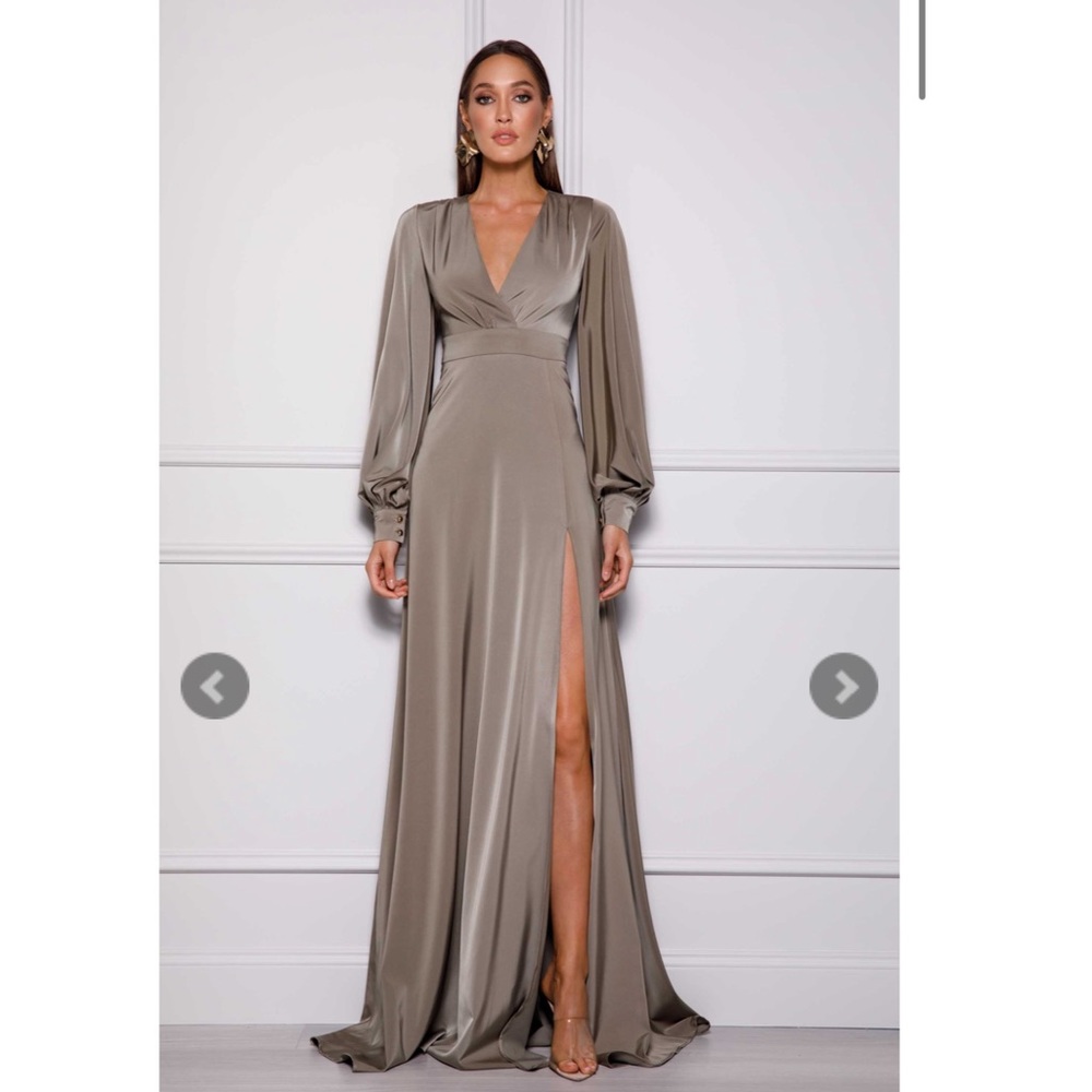 NWT Elle Zeitoune Skylar Dress Olive - Australian size 8, US 2